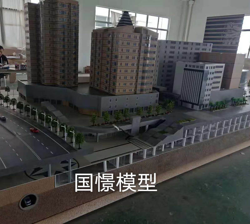青冈县建筑模型