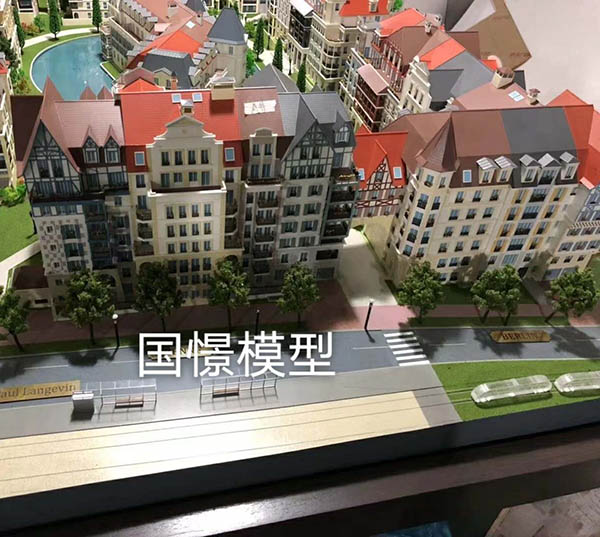 青冈县建筑模型