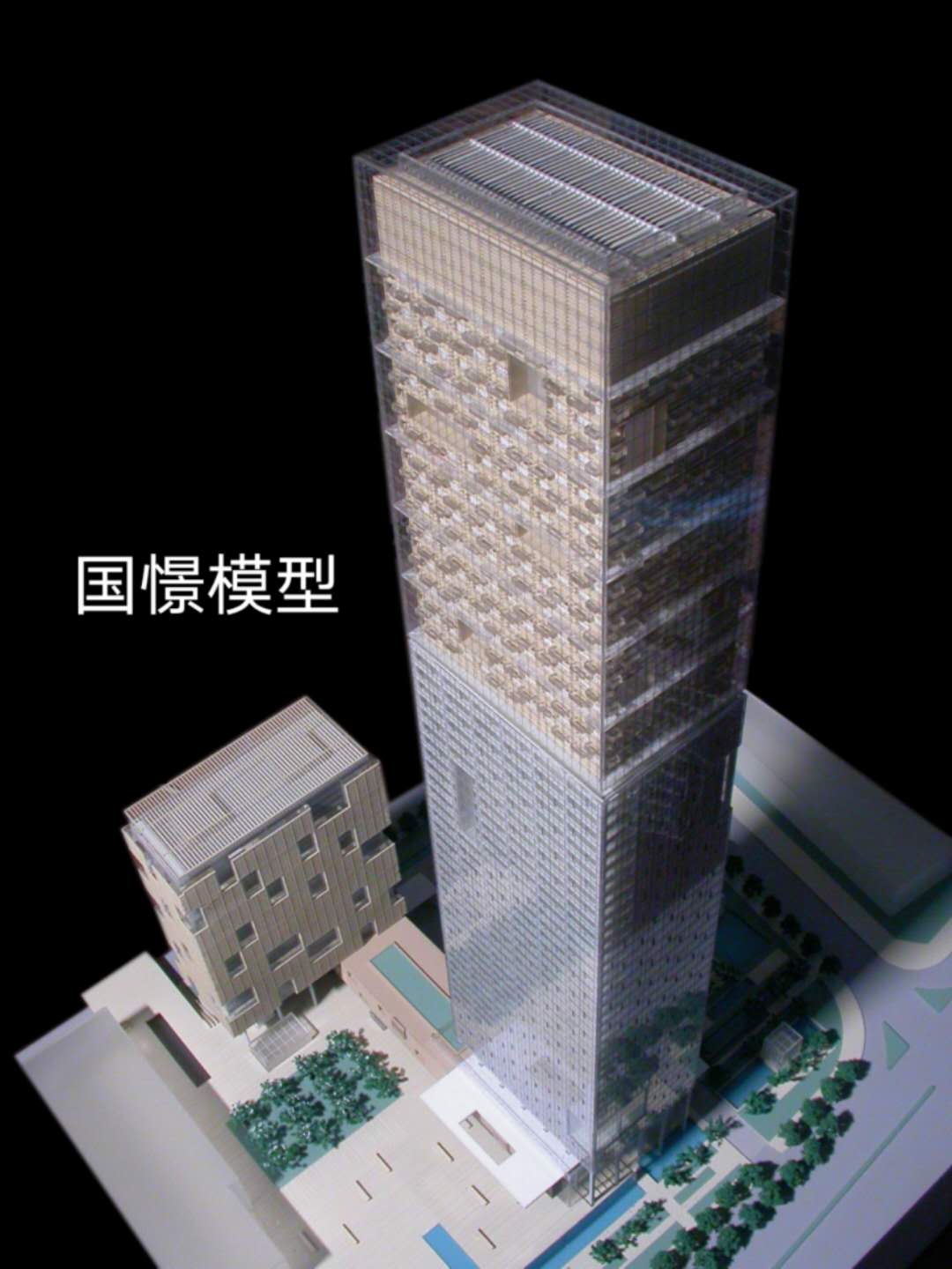 青冈县建筑模型